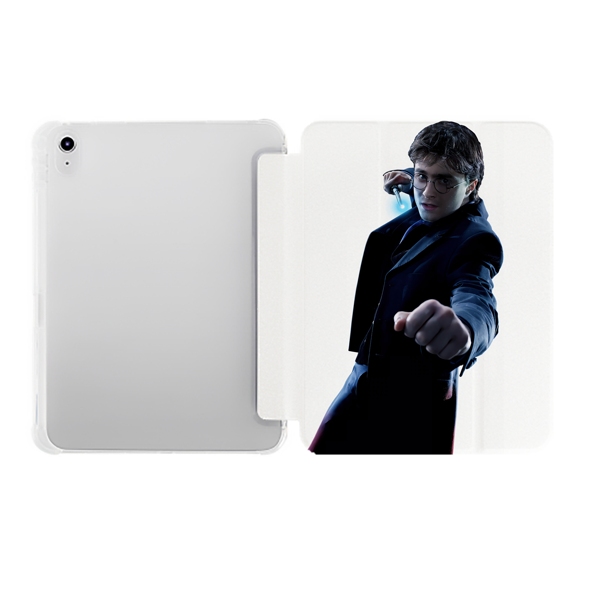 （画像用） Harry Potter ハリー・ポッターシリーズ IPad ケース ペン収納付き 三つ折りスタンド PUレザー×シリコン 対応機種9.5/10.5/10.9インチ